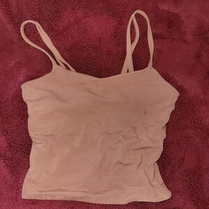 Women's Dusty Rose Spaghetti Strap Tank Top